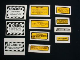 Farmall (or IH) 240 Gas Tractor Small Decal Set