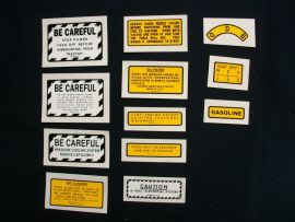 Farmall (or IH) 330 Gas Tractors Small Decal Set