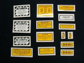 Farmall (or IH) 340 Diesel Tractors Small Decal Set