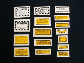 Farmall (or IH) 400, 450 Diesel Tractors Small Decal Set
