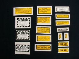 Farmall (or IH) 460 Diesel Tractors Small Decal Set