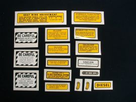 Farmall (or IH) 560, 660 Diesel Tractors Small Decal Set