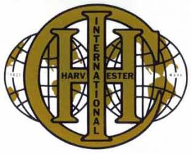 International harvester IHC Double Globe Decal 5" x 6.5"