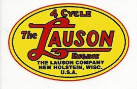 The Lauson 4 Cycle Engine Decal