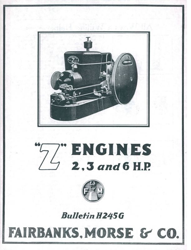 United Gasoline Kerosene Engine Type A Instruction Book Manual Motor Parts LIst 