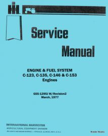Service Manual for Engine & Fuel Systems Covering C-123, C-135, C-146 and C-153 Engines