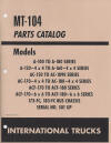 Parts Catalog for International A & AC Models 100 through 1890 Truck