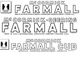 Farmall Decal