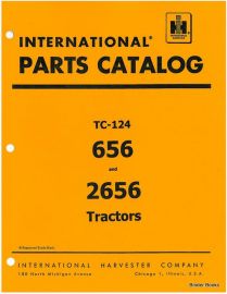 Parts Catalog for International 656 & 2656 Tractor